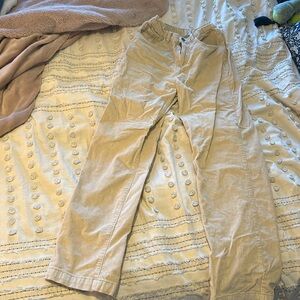 Koala brand size small cream corduroy pants